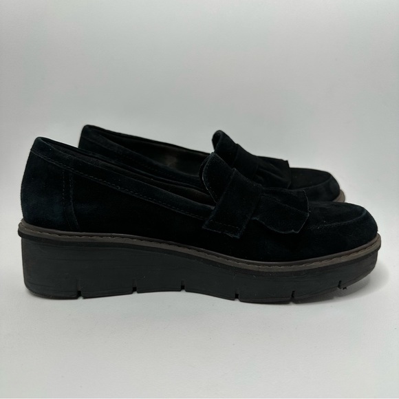 Clarks Shoes Clarks Womens Shoes 85 Airabell Slip On Wedge Loafers